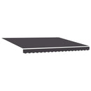 vidaXL Napernyő keret Sárga és Fehér 350 x 250 cm