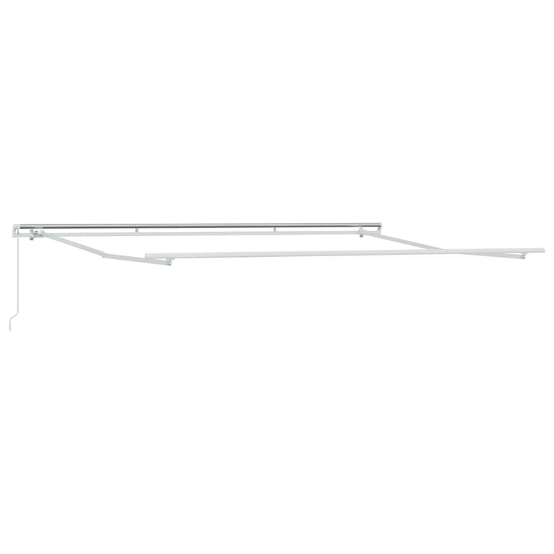 vidaXL Behúzható napellenző Antracit 350 x 250 cm Szövet, Fém