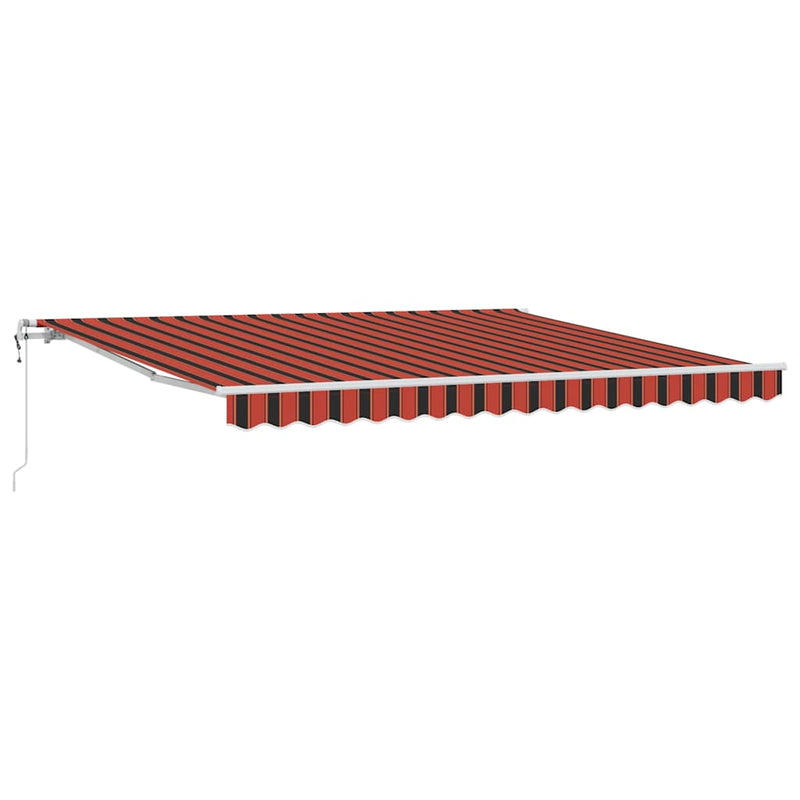 vidaXL Behúzható napellenző Antracit 350 x 250 cm Szövet, Fém