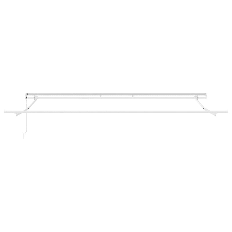 vidaXL Behúzható napellenző Antracit 350 x 250 cm Szövet, Fém