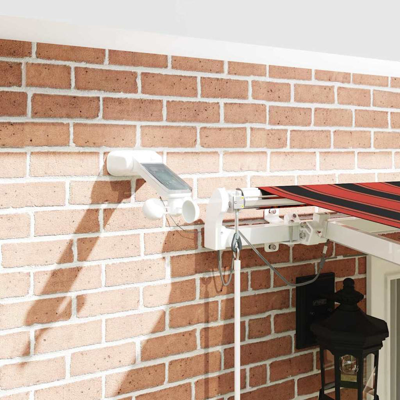 vidaXL Behúzható napellenző Antracit 350 x 250 cm Szövet, Fém