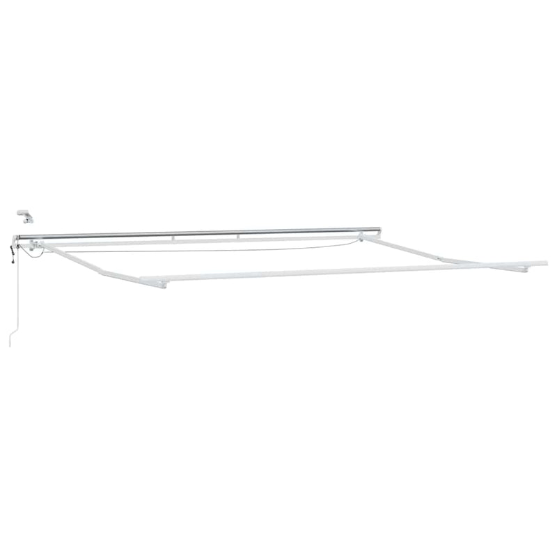 vidaXL Behúzható napellenző Antracit 350 x 250 cm Szövet, Fém