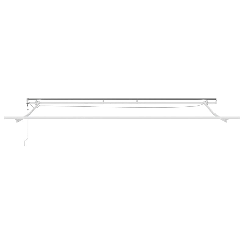 vidaXL Behúzható napellenző Antracit 350 x 250 cm Szövet, Fém