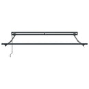 vidaXL Napernyő keret Narancs és Fekete 350 x 250 cm