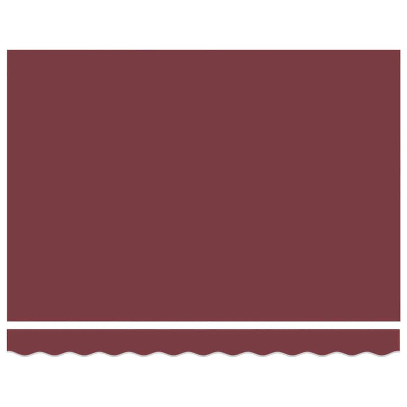 vidaXL Behúzható napellenző Burgundi Vörös 350x250 cm szövet