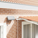 vidaXL Behúzható napellenző Sárga és narancs 350 x 250 cm