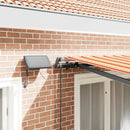 vidaXL Behúzható napellenző sárga és narancssárga 350 x 250 cm szövet