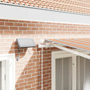 vidaXL Behúzható napellenző Sokszínű 350 x 250 cm Szövet és Acél