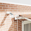 vidaXL Behúzható napellenző Sokszínű 350 x 250 cm Poliészter
