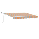 vidaXL Behúzható napellenző Sokszínű 350 x 250 cm Poliészter