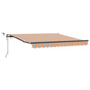 vidaXL Napernyő Anyag tartalmaz Sokszínű 350 x 250 cm Poliészter
