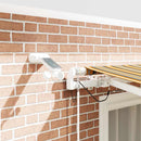 vidaXL Behúzható napellenző Sokszínű 350 x 250 cm Poliészter