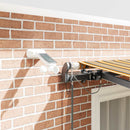 vidaXL Napernyő Anyag Sokszínű 350 x 250 cm Poliészter
