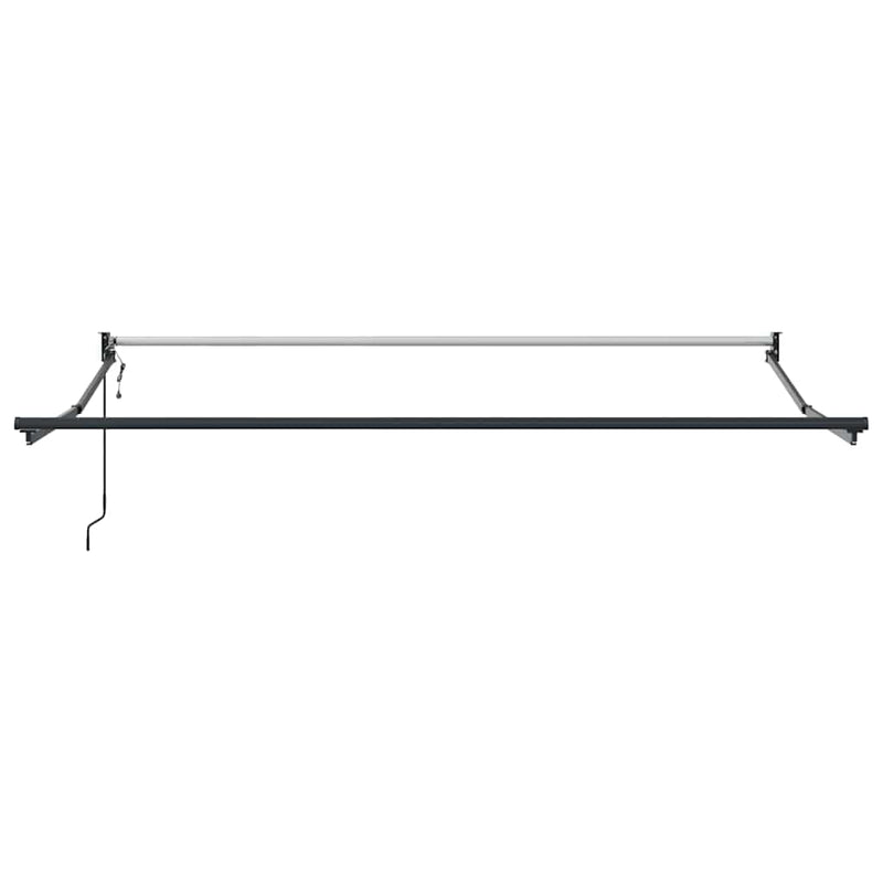 vidaXL Behúzható napellenző Bézs 350 x 250 cm szövet