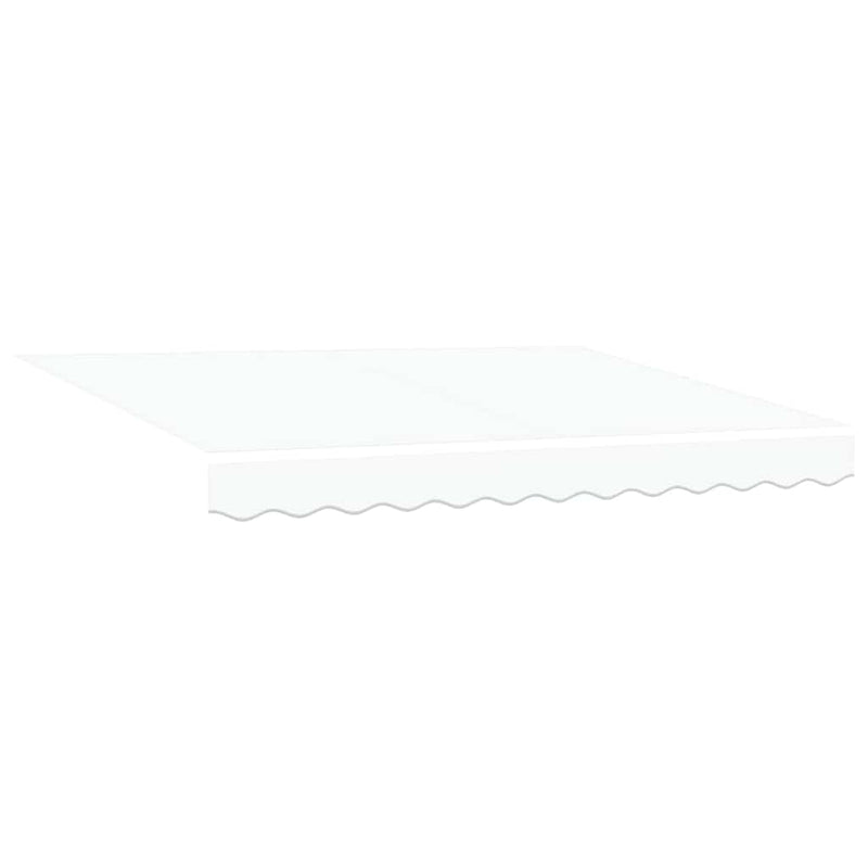 vidaXL Behúzható napellenző Fehér 350 x 250 cm szövet