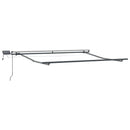 vidaXL Behúzható napellenző Fehér 350 x 250 cm szövet