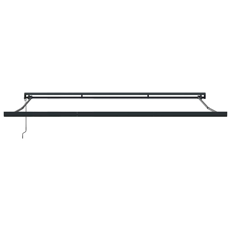vidaXL Behúzható napellenző Kék és fehér 400 × 300 cm Szövet, Fém