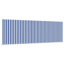 vidaXL Behúzható napellenző Kék és Fehér 400 × 300 cm