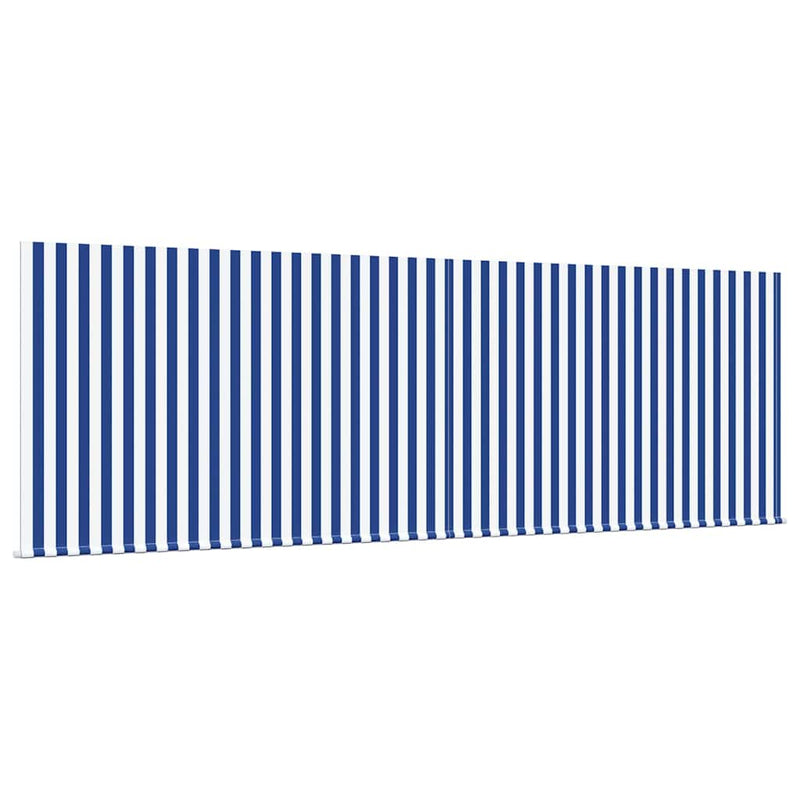 vidaXL Behúzható napellenző Kék és antracit 400 × 300 cm