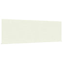 vidaXL Behúzható napellenző Krém 400 × 300 cm Poliészter