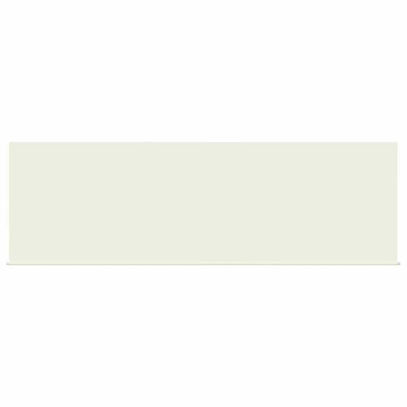 vidaXL Behúzható napellenző Krém 400 × 300 cm Poliészter