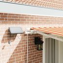 vidaXL Behúzható napellenző sárga és narancssárga 400 ×300 cm szövet