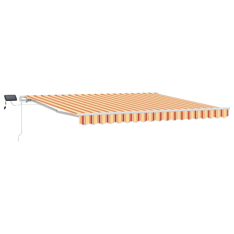 vidaXL Behúzható napellenző with 400 × 300 cm sárga és narancssárga