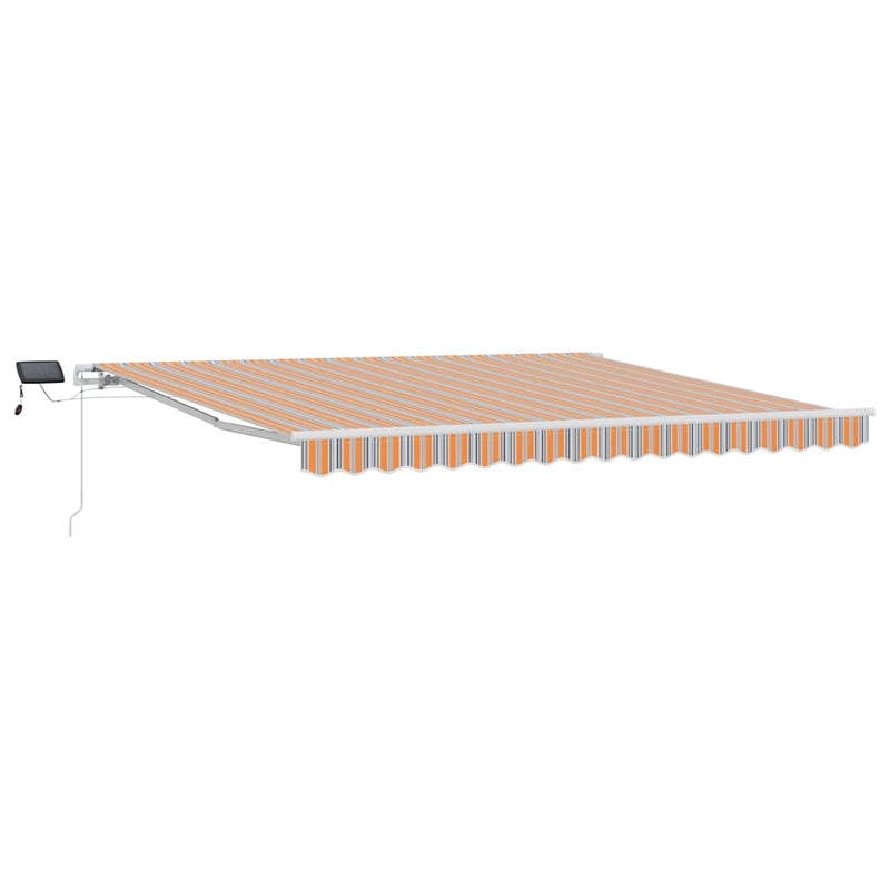 vidaXL Behúzható napellenző tartalmaz Sokszínű 400 ×300 cm szövet