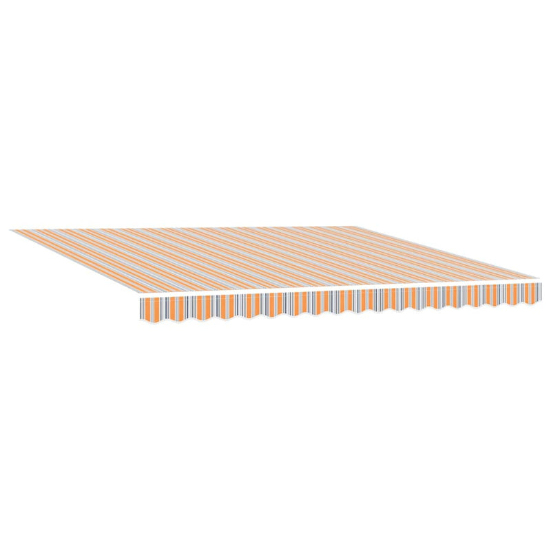 vidaXL Behúzható napellenző Sokszínű 400 × 300 cm szövet