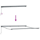 vidaXL Napernyő keret Kék és Narancs 400 × 300 cm