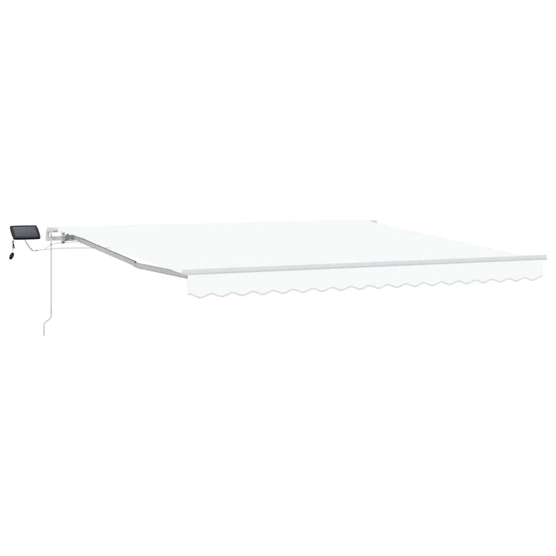 vidaXL Behúzható napellenző with 400 × 300 cm Fehér