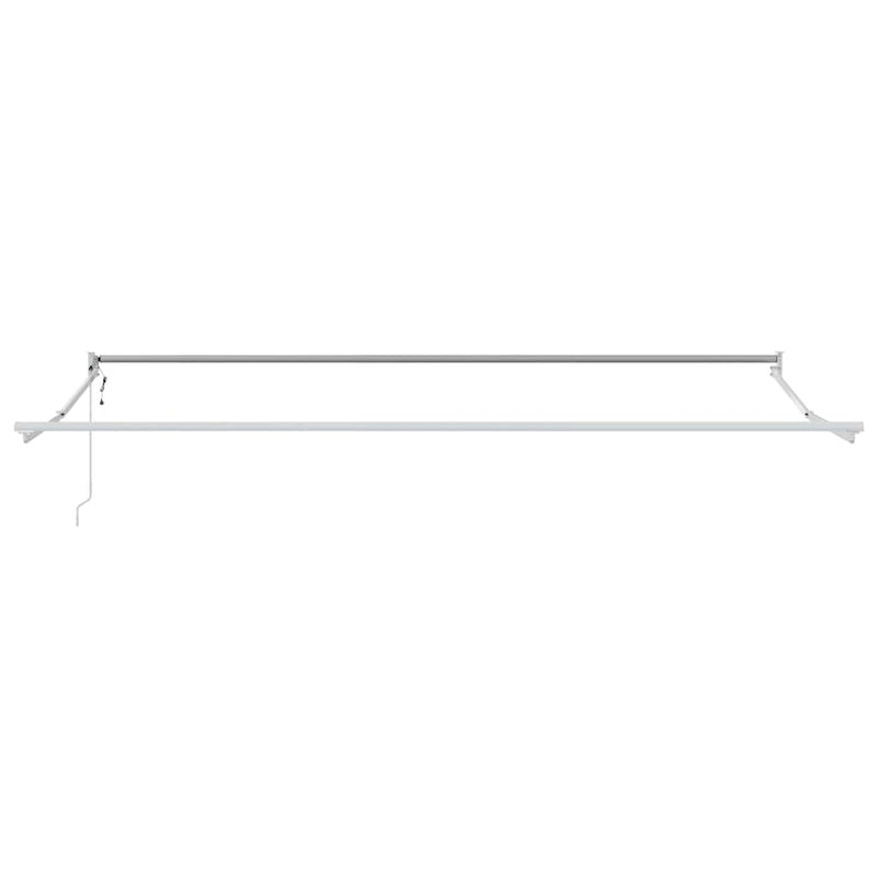 vidaXL Behúzható napellenző Fehér 400 × 300 cm Poliészter