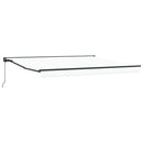 vidaXL Behúzható napellenző Fehér 400x300 cm szövet