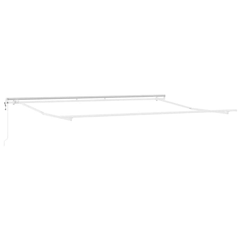 vidaXL Behúzható napellenző 400 × 300 cm Piros