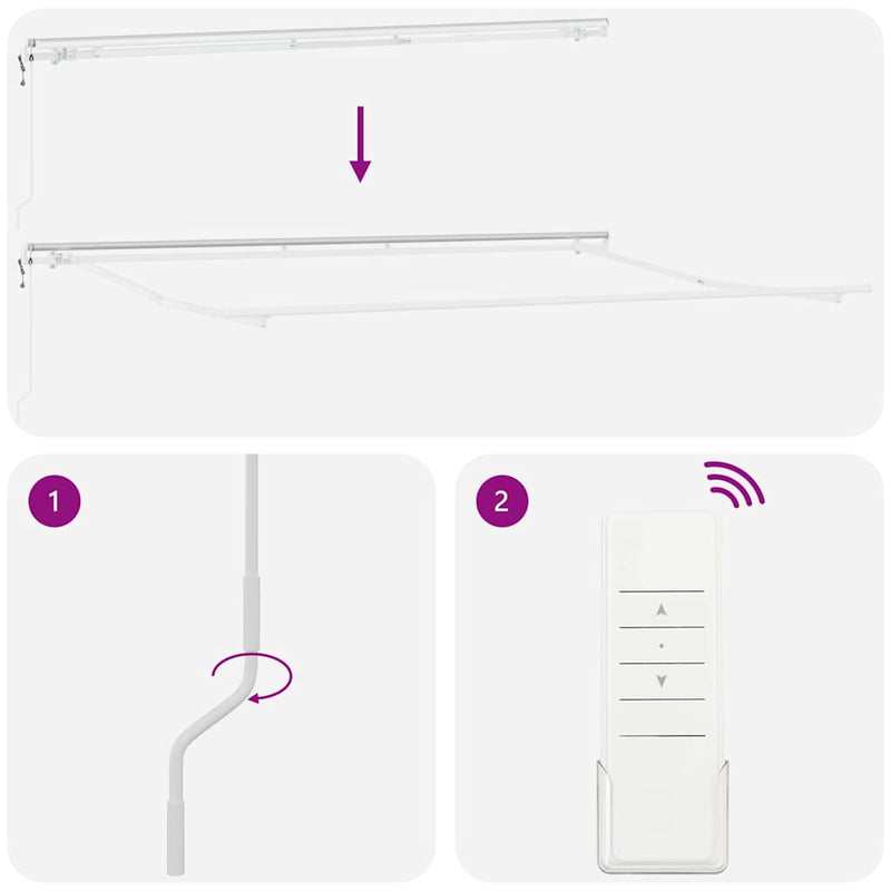 vidaXL Behúzható napellenző 400 × 300 cm Piros