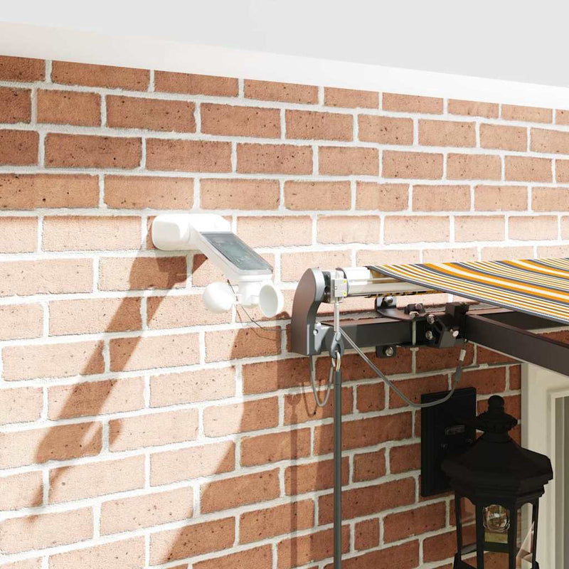 vidaXL Behúzható napellenző tartalmaz Sokszínű 400 × 350 cm szövet