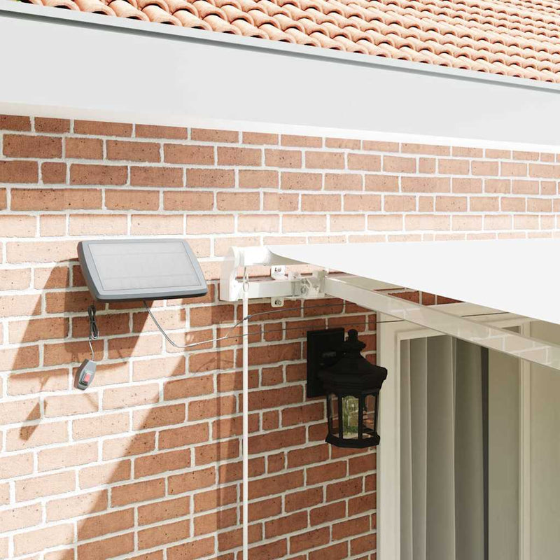 vidaXL Behúzható napellenző tartalmaz Fehér 400 ×350 cm szövet