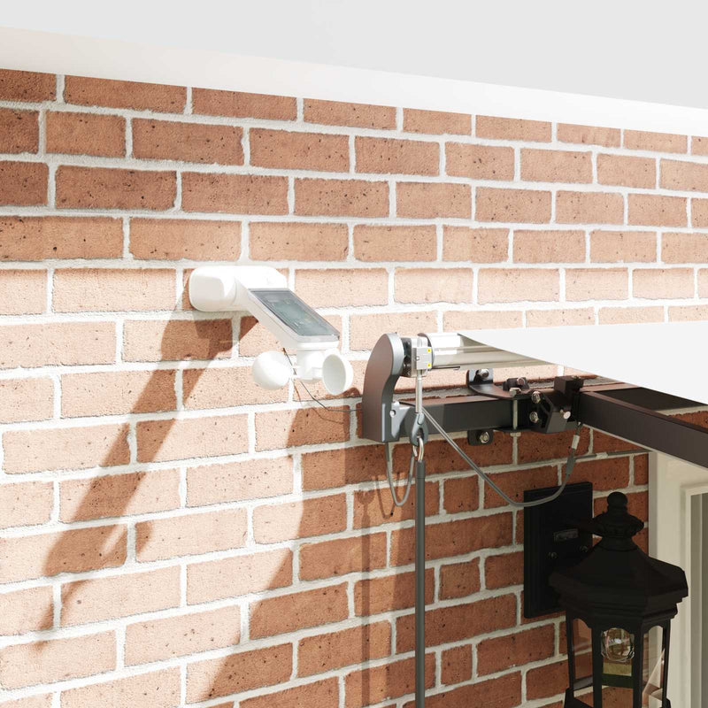 vidaXL Behúzható napellenző tartalmaz Fehér 400 × 350 cm szövet