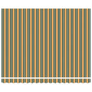 vidaXL Behúzható napellenző Zöld és sárga 400 × 350 cm