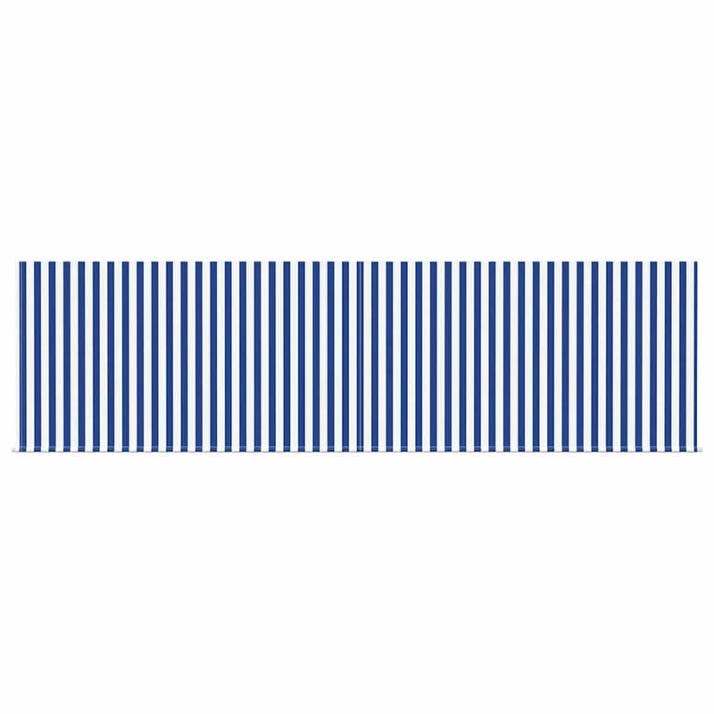 vidaXL Behúzható napellenző Kék és fehér 450 × 300 cm szövet