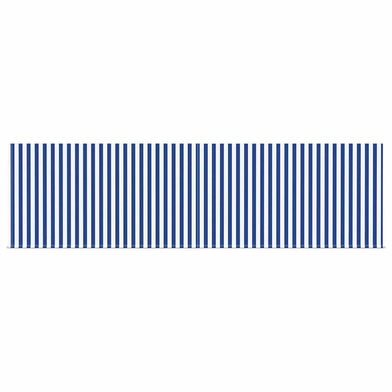 vidaXL Behúzható napellenző Kék és fehér 450 × 300 cm szövet