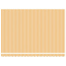 vidaXL Behúzható napellenző Narancs és fehér 450x300 cm szövet
