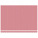 vidaXL Behúzható napellenző Piros és Fehér 450 × 300 cm