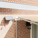 vidaXL Behúzható napellenző tartalmaz Sokszínű 450 ×300 cm szövet