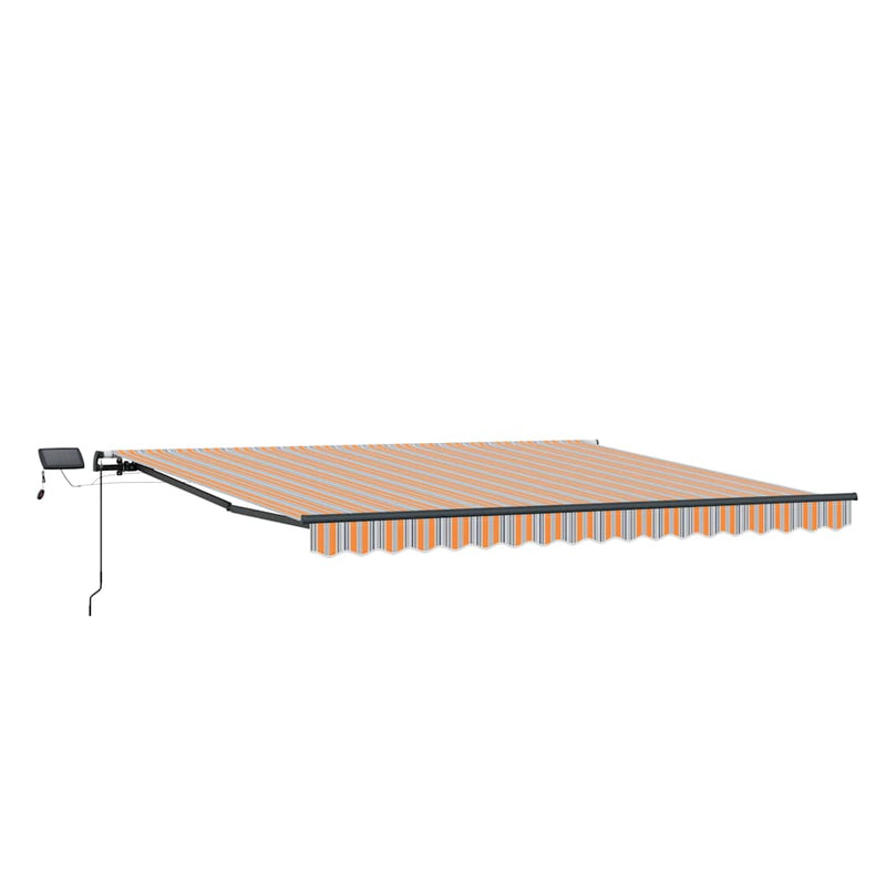 vidaXL Behúzható napellenző Sokszínű 450 ×300 cm szövet
