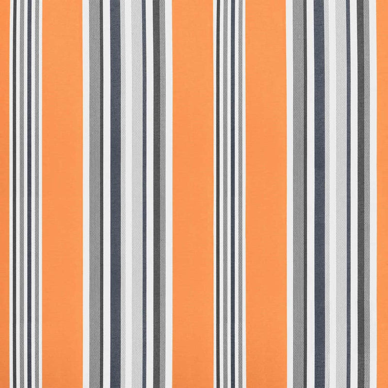vidaXL Behúzható napellenző Tarka csíkos 450x300 cm szövet