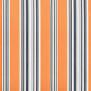 vidaXL Behúzható napellenző Tarka csíkos 450x300 cm szövet