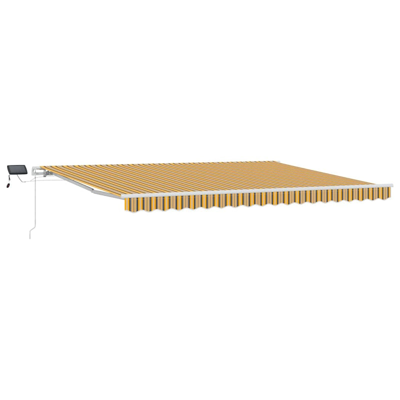 vidaXL Behúzható napellenző tartalmaz Sokszínű 450 ×300 cm szövet