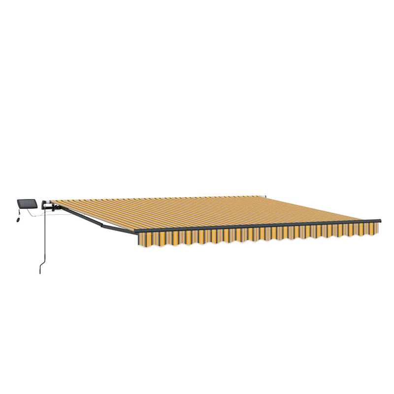 vidaXL Behúzható napellenző Sokszínű 450 ×300 cm szövet