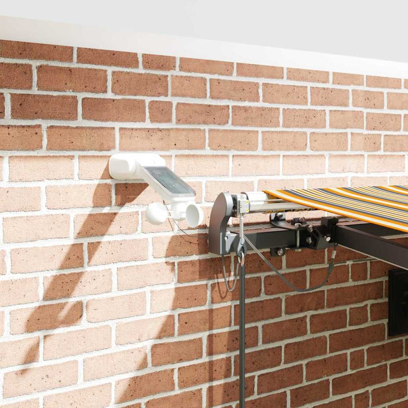 vidaXL Behúzható napellenző with Sokszínű 450 × 300 cm szövet